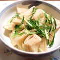 クレイプメートル's cooksnap of when they made たけのこと水菜の煮物♪.