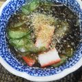 はらぺこ青虫's cooksnap of when they made 血液サラサラ！胡瓜ともずくの酢の物.