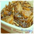 しののめ's cooksnap of when they made 大根とこんにゃくのきんぴらチック煮物.