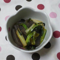 みっさと's cooksnap of when they made ささっと１品。ねぎとこんにゃくの炒めもの.