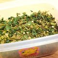 LAYLA*'s cooksnap of when they made セロリの葉っぱの美味しいふりかけ.