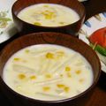miino's cooksnap of when they made 白菜とコーンのクリームスープ.