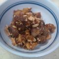 しげぽよん's cooksnap of when they made レバーのナッツ和え　159kcal.