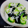 makoto♪'s cooksnap of when they made シラスとワカメの酢の物.