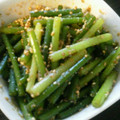 りょうはさや's cooksnap of when they made ✿にんにくの芽のごま和え✿.
