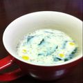 rabo8888's cooksnap of when they made ✿コーンとわかめの味噌みるくスープ✿.