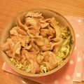 sayurira's cooksnap of when they made 豚肉のソース丼.