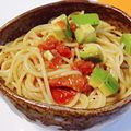 かねマリ's cooksnap of when they made トマトとアボカドとアンチョビの冷製パスタ.