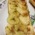 kashiwam's cooksnap of when they made バナップルシナモントースト.