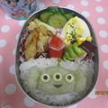 ごりごりら's cooksnap of when they made 簡単キャラ弁☆リトルグリーンメン.