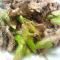 _かえる_'s cooksnap of when they made アスパラとエリンギのタラコ炒め.