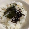 papikun's cooksnap of when they made 毎日のしろごはん●塩昆布＆海苔ごはん.