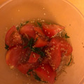 dollyj's cooksnap of when they made トマトと大葉のさっぱりサラダ【作り置き】.