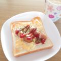 ﾋﾟﾛﾐ♡'s cooksnap of when they made チーズとろけるオープンホットドッグ.
