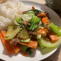 まろろろ〜's cooksnap of when they made 食欲そそる！チンゲン菜の肉味噌炒め.