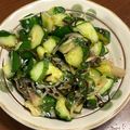 スキピオ's cooksnap of when they made きゅうりとミョウガ大葉ショウガの浅漬け.