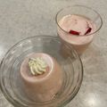 ちょこもも姫's cooksnap of when they made ジューサーひとつで簡単な苺のババロア.