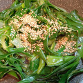 まめたん's cooksnap of when they made シンプル☆長ネギの青い部分炒め.