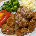 mufuron's cooksnap of when they made 簡単♪豚ヒレ肉のデミグラスソース煮込み♡.