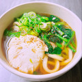 のんべぇヒロ's cooksnap of when they made 皆大好き♡ほうれん草と玉子のうどん.