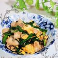 ♪としクック♪'s cooksnap of when they made 豚ニラ玉炒め.