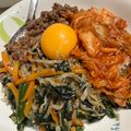 みつこ's cooksnap of when they made ズボラの簡単めちゃウマ☆ビビンバ丼♪.