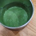 9mmbear's cooksnap of when they made 小松菜+りんご+バナナ+牛乳のスムージー.