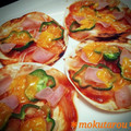 mokutarou's cooksnap of when they made 餃子の皮で！簡単手軽なピザ風おやつ.