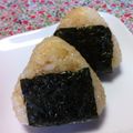 みゅmiyu's cooksnap of when they made 簡単♪醤油マヨおにぎり　.