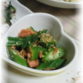 ＴＯＭＯＷＡＴ's cooksnap of when they made ✿オクラと❀鮭フレークの✿胡麻和え.