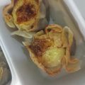 mi85ki's cooksnap of when they made 余った餃子の皮でデザート☆あんこバナナ.