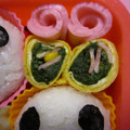 うっちゃん❤'s cooksnap of when they made ほうれん草をくるんだ薄焼き卵(お弁当用).