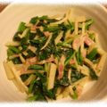 びわすけキッチン's cooksnap of when they made 里芋・ほうれん草・ベーコンのシンプル炒め.