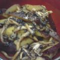 芋の葉's cooksnap of when they made さつまいも＆しめじの菜種きんぴら*.