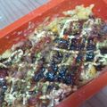 komememe's cooksnap of when they made ＊ルクエde大阪豚玉☆お好み焼き＊.