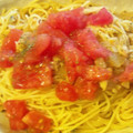 たかこ15's cooksnap of when they made トマトと魚介の冷製パスタ.