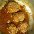 suchan314's cooksnap of when they made 簡単　ふんわり煮込みハンバーグ.