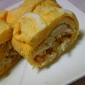 がるばんぞママ's cooksnap of when they made ✿おかかチーズの卵巻きおにぎり✿.