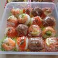 momo4Tra's cooksnap of when they made イタリアン手まり寿司　.