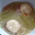 Maraisin's cooksnap of when they made ☆洋風☆豆腐入りすいとんの食べるスープ♪.