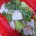 hasumisan's cooksnap of when they made 豚肉と青梗菜の梅煮.
