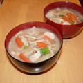 piro55's cooksnap of when they made 根菜ときのこのコクあり豆乳うどん♪.