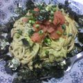 かしちゃっく's cooksnap of when they made 混ぜて和えるだけ♪アボカド明太子パスタ.