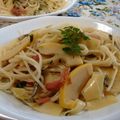 mmameco's cooksnap of when they made 筍の和風パスタ.