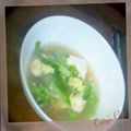 りょうぱそ's cooksnap of when they made 山東菜の海鮮風味卵スープ～♪.