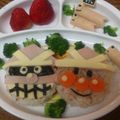 hug＊happy's cooksnap of when they made アンパンマンと鯉のぼり.