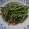 小さい魔女's cooksnap of when they made インゲンとザーサイのニンニク生姜炒め.