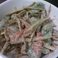 himekoo's cooksnap of when they made ごぼうと空豆のサラダ.