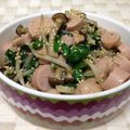 かーママ's cooksnap of when they made もやしとニラのスタミナ炒め.