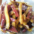 xxみゆxx's cooksnap of when they made サツマイモの皮できんぴら風・節約！大学芋.